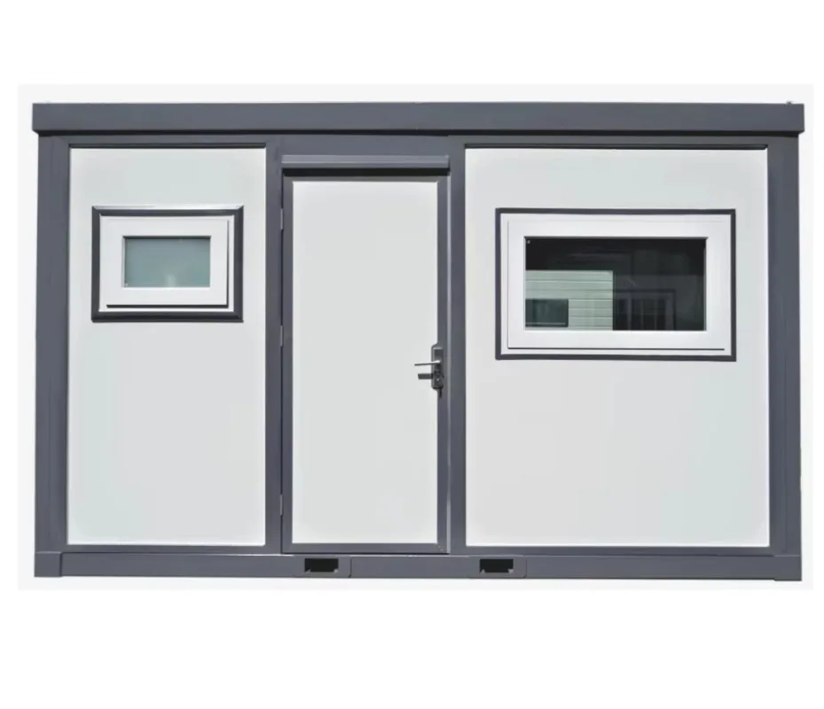 Traditional Extendable Mobile Office Steel Structure with Sandwich Panel for Temporary House and Toilet Use