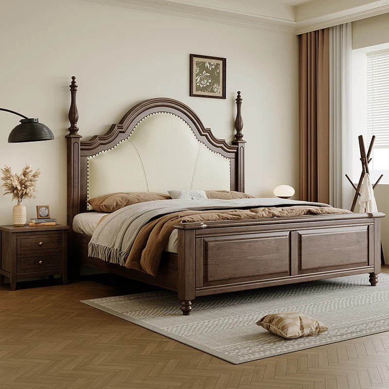 

Storage Lounge Queen Double Bed Adults Modern Full Headboards Double Bed Household Solid Letto Matrimoniale Bedroom Furniture