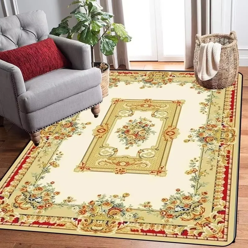 

Large Size Large Carpet Raditional Oriental Vintage Area Rug Nordic Floor Mats European Door Area Old Printed Carpet Modern INS