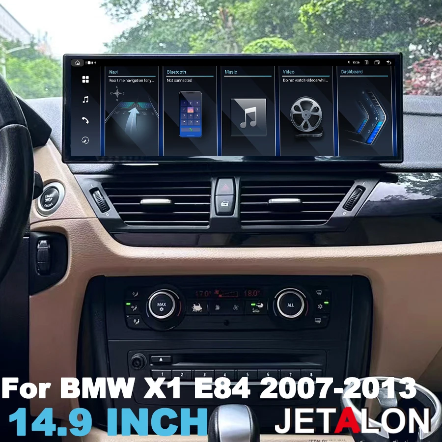 

RHD LHD 14.9INCH SCREEN Car Radio Stereo Android 14 For BMW X1 E84 2009-2015 GPS Navigation Multimedia Player Carplay Head Unit