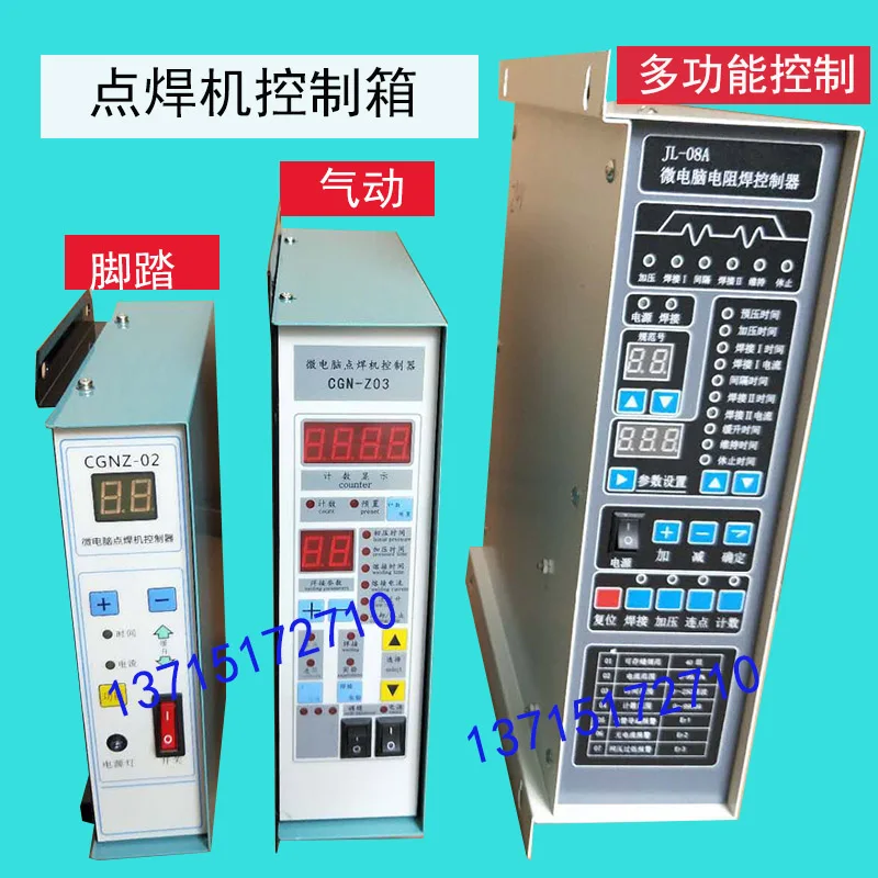 JL-08ACGNZ-02CGN-Z03 Microcomputer Resistance Welding Controller Pneumatic Spot Welder Control Box for Seam Welder