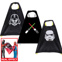 Satin Kids Capes Classic Movie Cosplay Costume Accessories Imperial Stormtrooper Darth Vader Lightsaber Star War Character