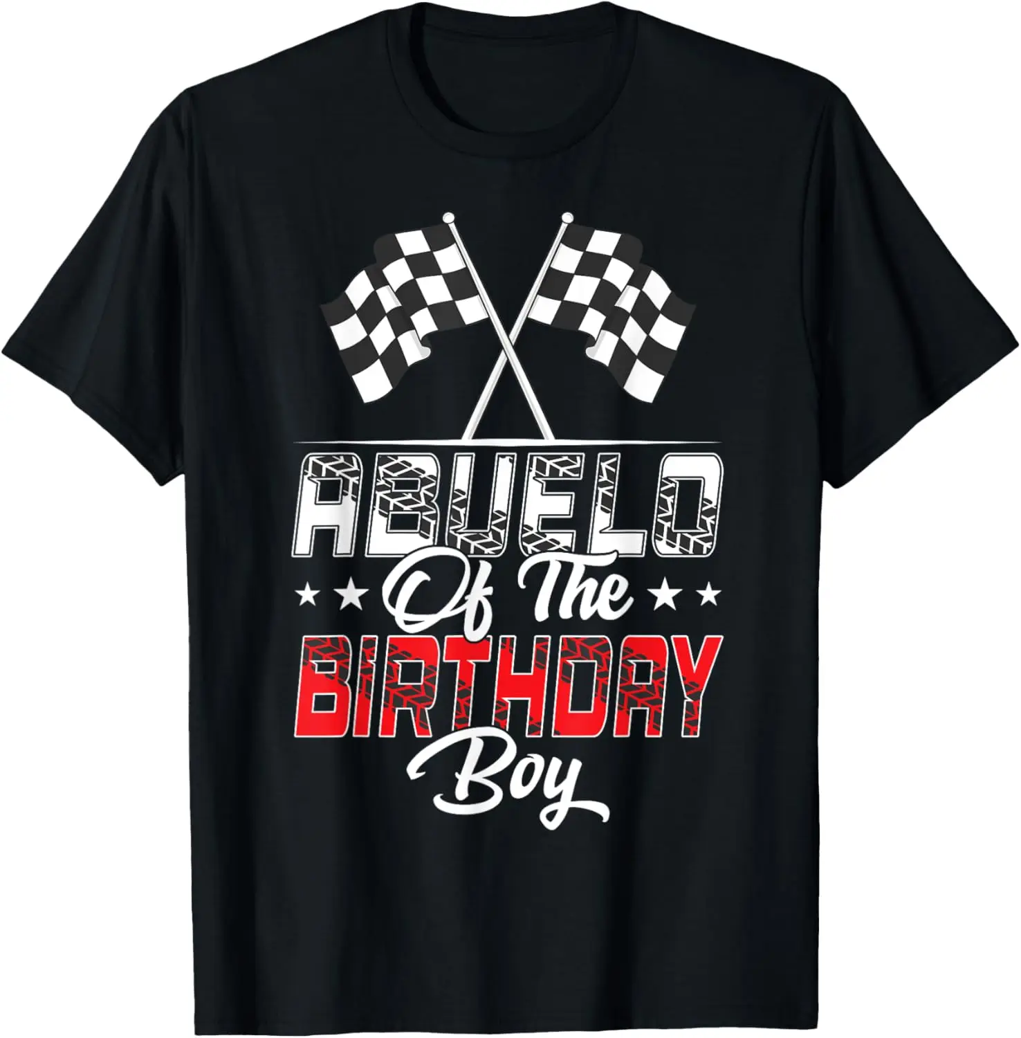 Race Car Abuelo Of The Birthday Boy Racing Family Pit Crew T-Shirt