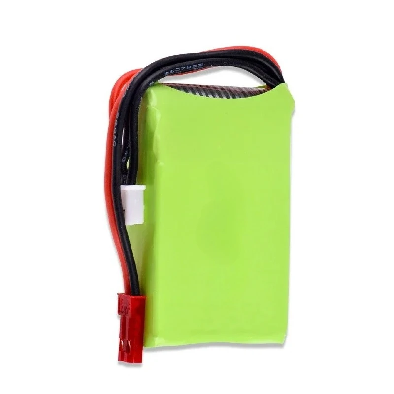 7.4V 1500mAh 2S Lipo Battery for Flysky FS-GT5 G7P MC6C/MCE7 for Little Elephant X6 X4 X5P HT-6A Remote Controller with JST Plug