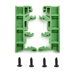 5 Set PCB DIN C45 Rail Mount Adapter For DIN 35 Mounting Rails Plastic PCB Mount Bracket Clips Mount Holder 35mm Electrical Part