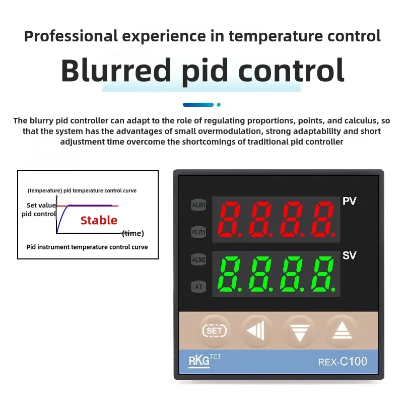 Temperature controller REX-C100 C400 C700 C900 C410 Temperature Controller Digital display intelligent automatic temperature con