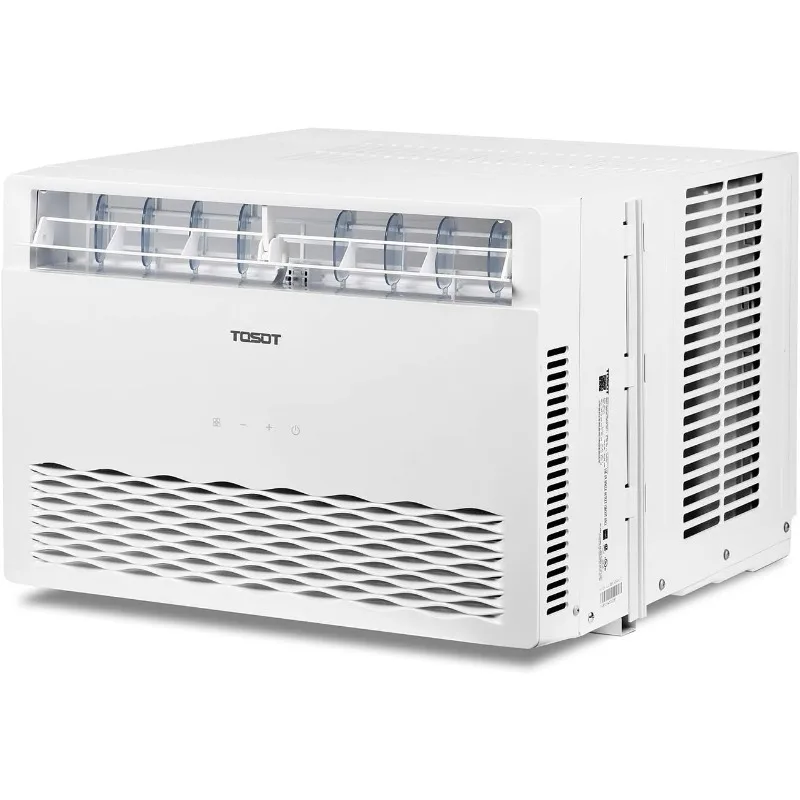 

TOSOT 8,000 Air Conditioner Cools up to 350 sq. ft. Quiet, LED, Smart Remote Control, Energy Efficient Window AC 8000 BTU, White