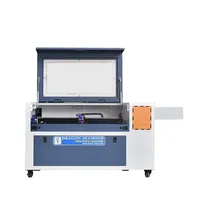 Small Portable CO2 laser leather cutting machine prices  6040 Wine Bottle Cylinder Wood 60w Laser Engraving Cutting Machine