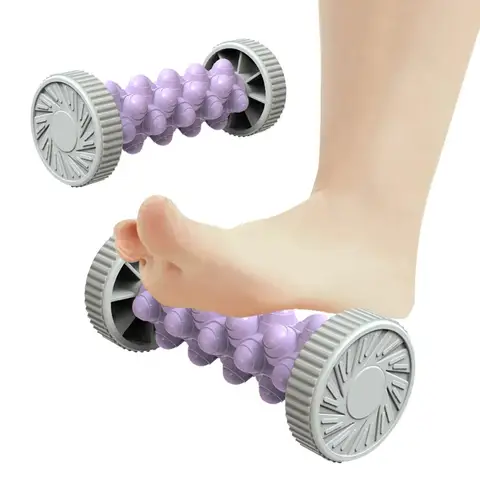 발 마사지 롤러 손 발 마사지 발 반사 요법 도구 아치 발 뒤꿈치 회복을위한 압력 포인트 마사지 롤러