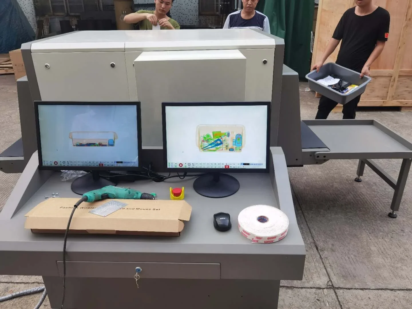 Doppelgenerator Checkpoint Security X-ray Gepäck Sicherheit Inspektionssystem Maschine