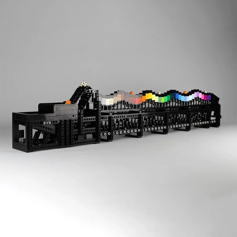 1988 pièces MOC Rainbow Wave GBC modèle technique blocs de Construction Construction bricolage jouets créatifs idée cadeaux de noël brique enfants