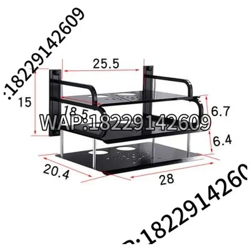 Aluminum Alloy Wifi Router Shelf Storage Box Wall Mounted Cable Power plus Wire Bracket Hanging Plug Organizer New