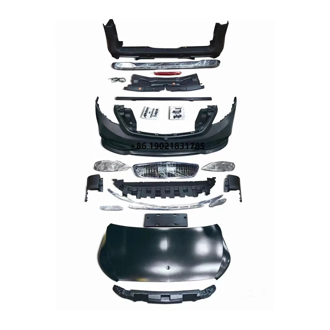 Car Body Kit for V Class W447 V260 V300 to Style Front Rear Bumper,grille ,hood,headlights,taillights