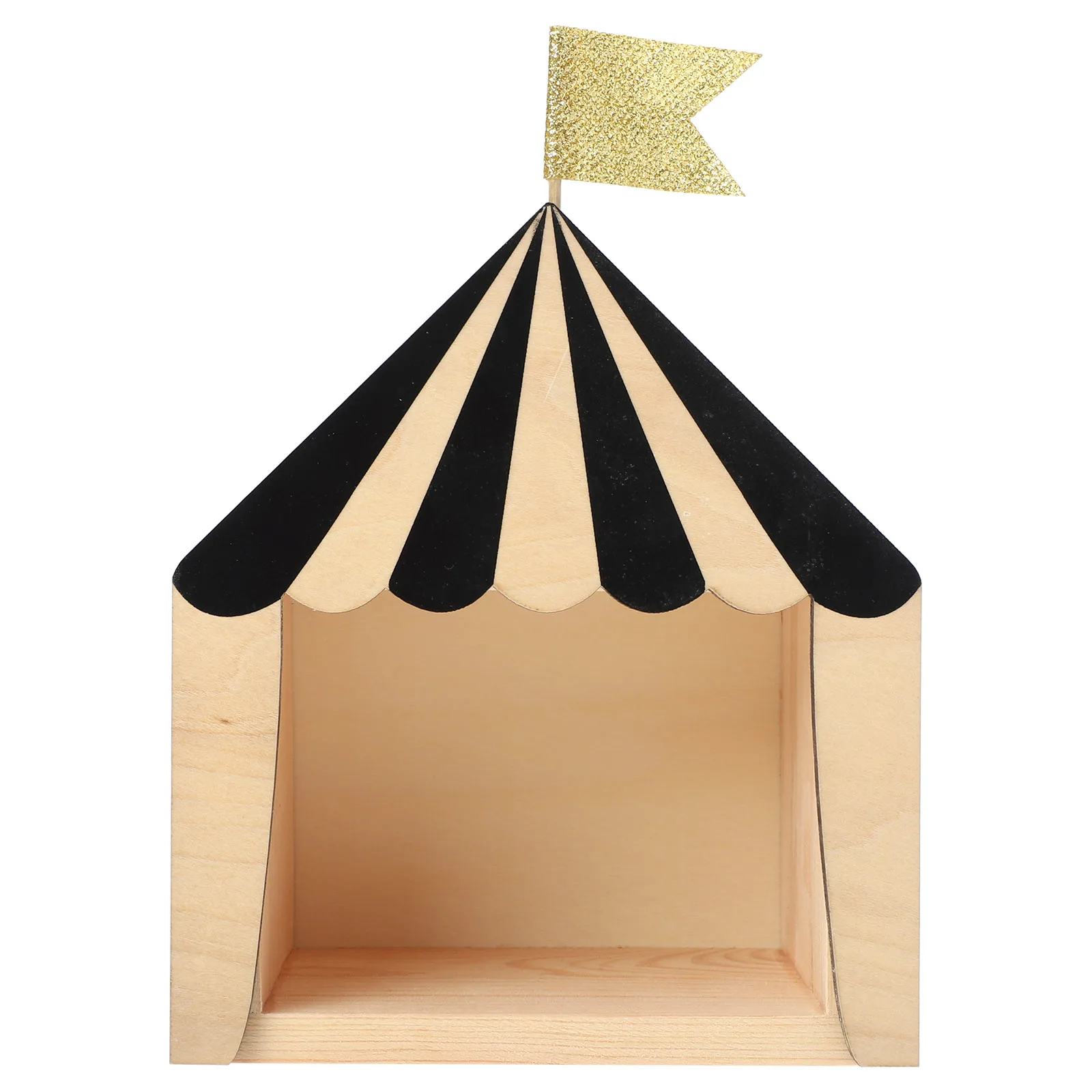 

Circus House Shelves Wooden Wall Shelf Kids Room Decor Book Display Stand Creative Home Ornament Party Theme