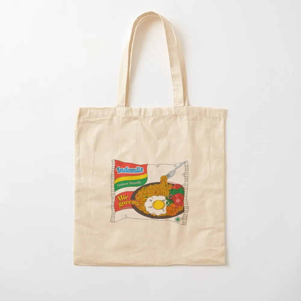 Indomiie Goreng - Fried Noodle - Indonesian Cuisine Special with Egg Tote Bag shopper bag woman Canvas shoulder bag