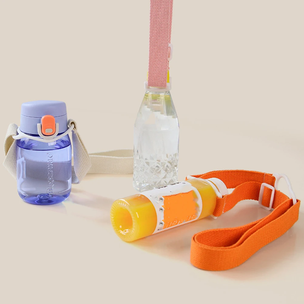 

2 Pcs Kettle Anti-loss Cup Strap Water Bottle Holders with Outdoor Carrier Cloth Belt