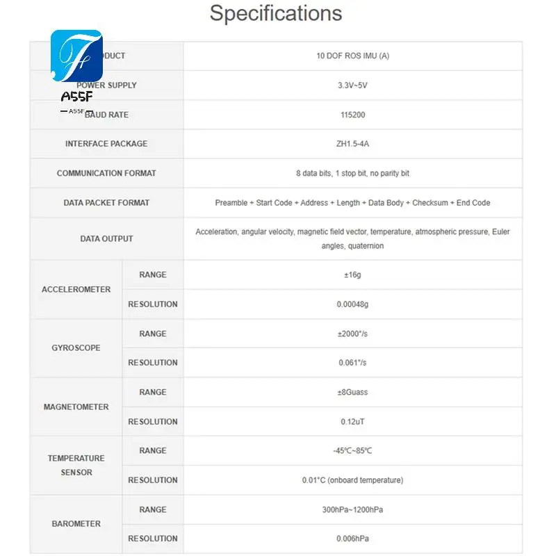A55F-10-Axis High-P…
