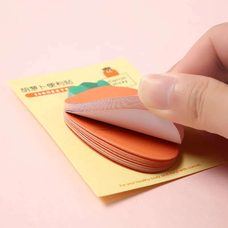 الجزرة لطيف مذكرة الوسادة كتاب المفكرة علامة مذكرة الطالب ملاحظة مكتب الملحقات Kawaii #5