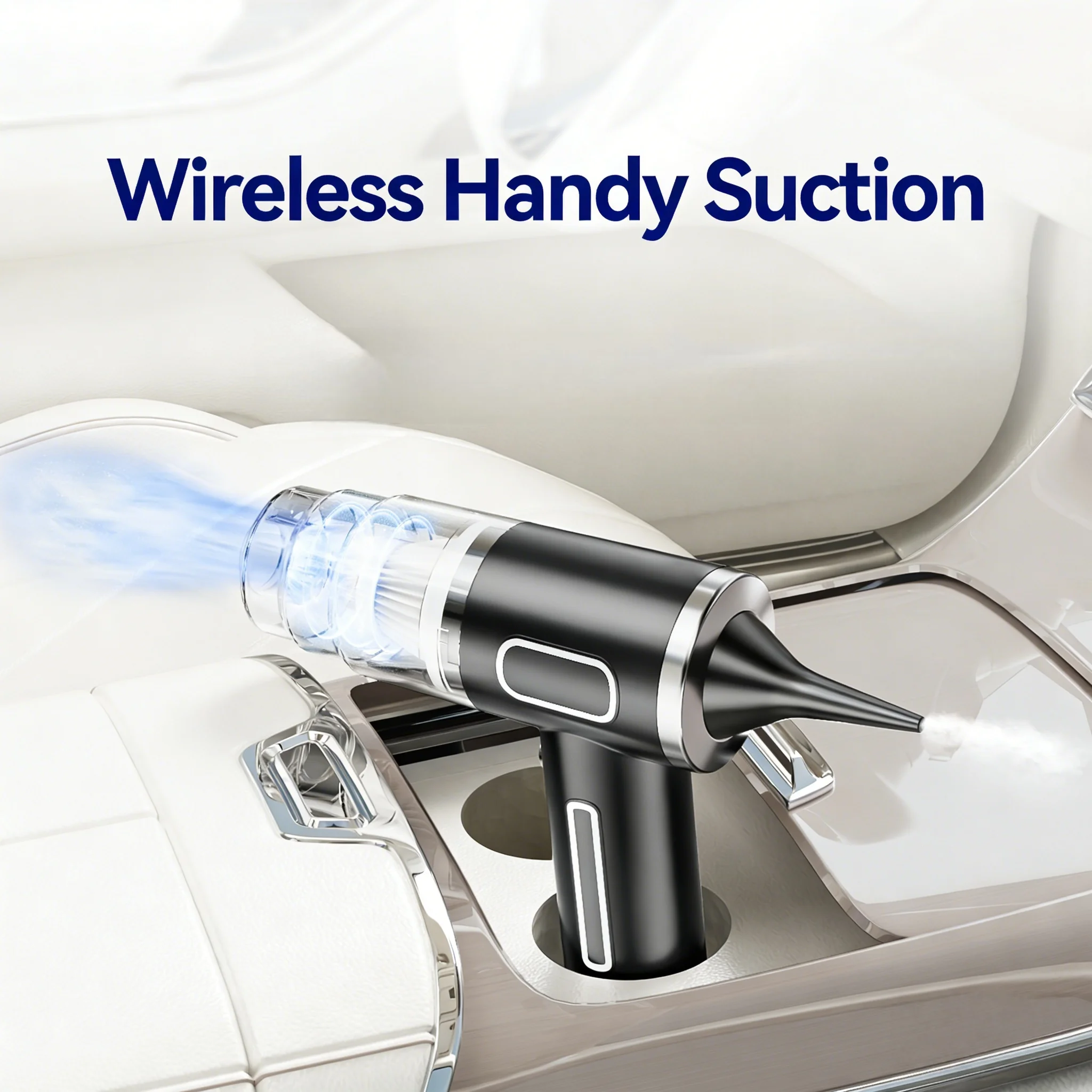 Factory Direct Sales of Household USB Rechargeable Handheld Cordless Vacuum Cleaner and Hair Dryer Combo Car Vacuum Cleaner.