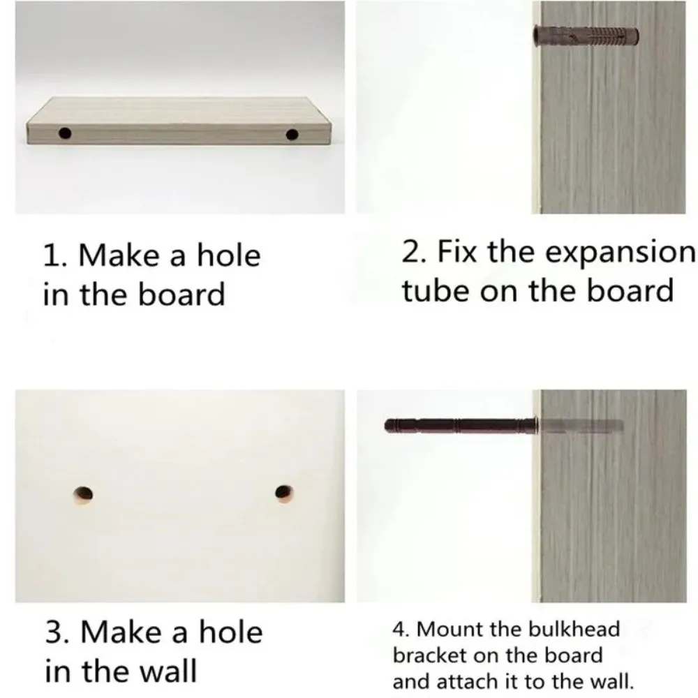 Chiodi invisibili Staffe per mensole galleggianti Design nascosto Supporto fisso Supporto per mensola nascosto Supporto per mensola a parete