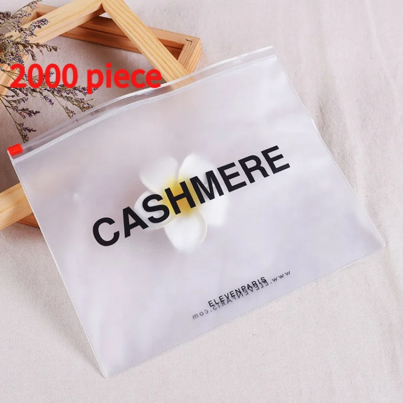 

Custom.Zip Lock Biodegradable Custom Printed Logo PVC Jewelry Frosted Plastic Bag Shirt Packaging Zipper Bags Clothi