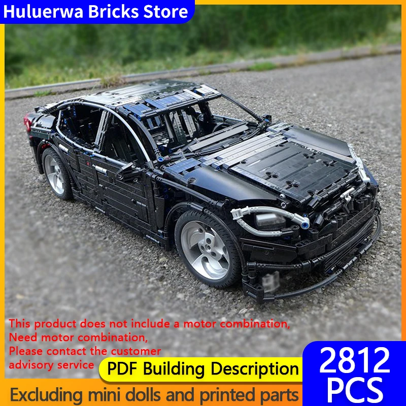 

Speed Racing Car Model MOC Building Bricks Model S Electric Sedan Modular Technology Gifts Holiday Assemble Children Toys Suit