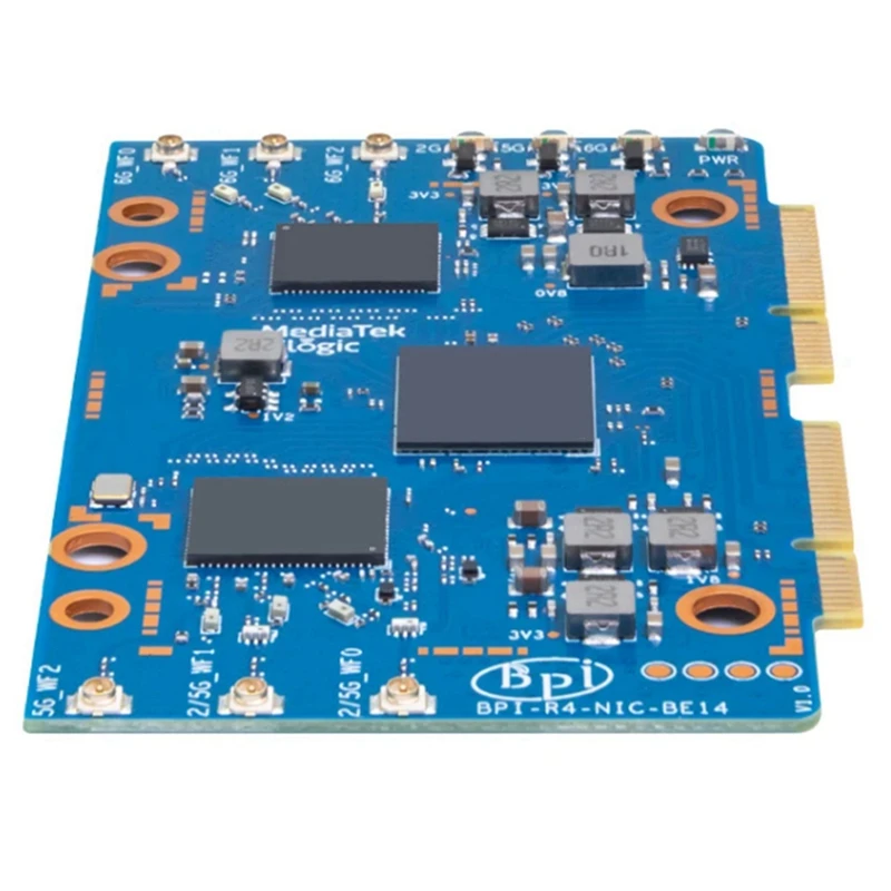 Hot TTKK 2X For Banana Pi BPI-R4-NIC-BE14 Wifi7 Module For BPI-R4 Mediatek MT7995AV Chipset 2 Pcie 3.0 Interface,2-Lane