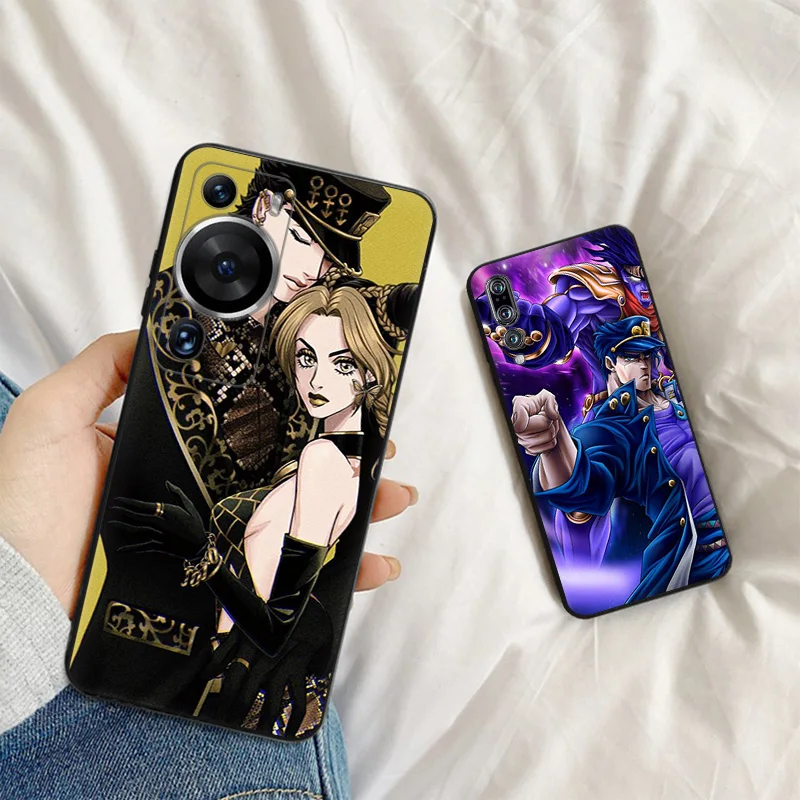 Phone Case For Moto G200 One Fusion G30 G31 Huawei P20 P30 P40 P-Smart Kujo Jotaro JoJo's Bizarre Adventure Matte Soft Cover