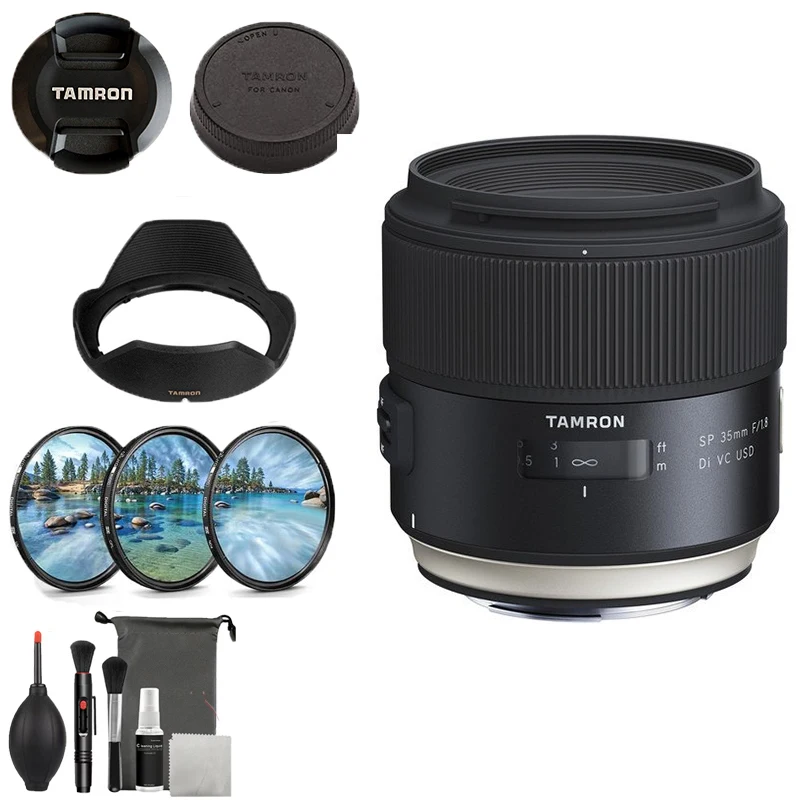 Tamron SP 35mm f/1.8 Di VC USD Lens for Canon or Nikon mount