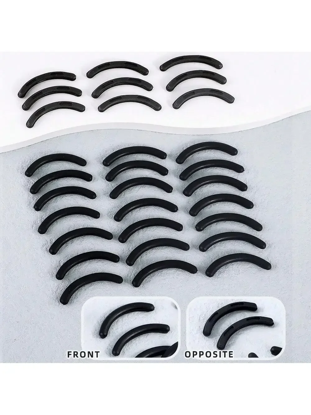 Replacement Silicone Pads for Eyelash Curler, 50pcs Set