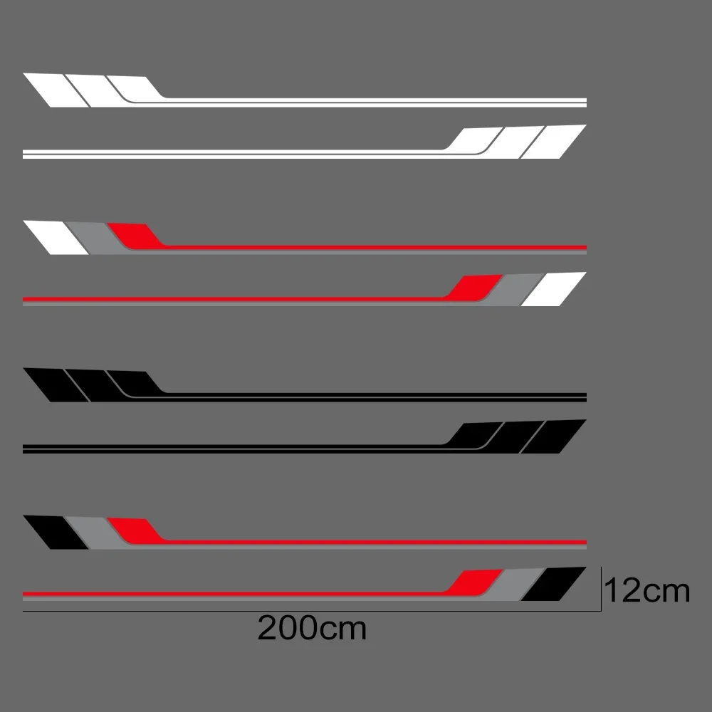 Car Side Door Stickers Vinyl Decal Trims Exterior Auto Accessories For Audi A4 B8 8K B9 B7 8W 8E B6 Avant TFSI Quattro Allroad - view 5