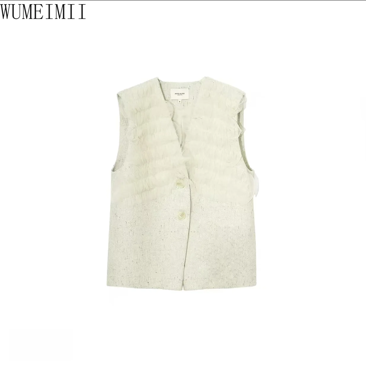 Summer new small vest heavy craftsmanship single-breasted suit vest top  jackets vest women