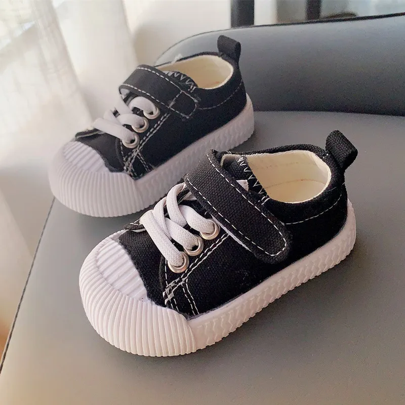 Autumn Children Canvas Shoes Boy Girl Sneakers Kids Winter Plush Warm Casual Shoes Girls Outside Sports Running Shoes CSH1441