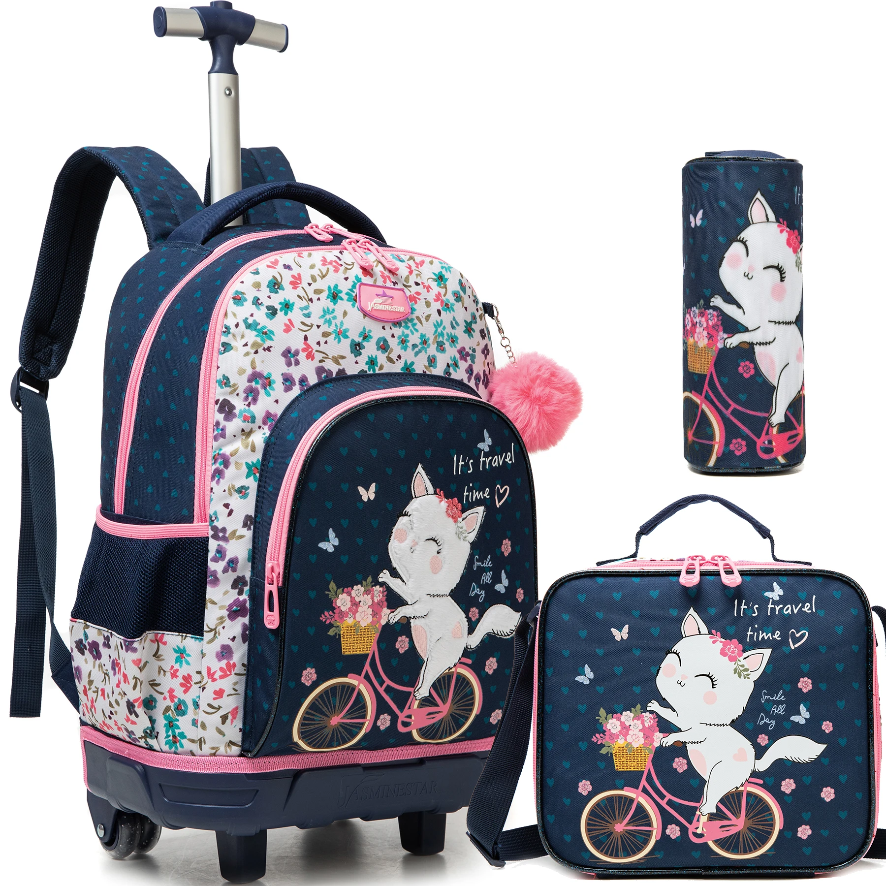 3-piece-girls-stylish-rolling-backpack-set-perfect-for-girls-with-wheeled-luggage-lunch-bag-pencil-case-for-school-travel
