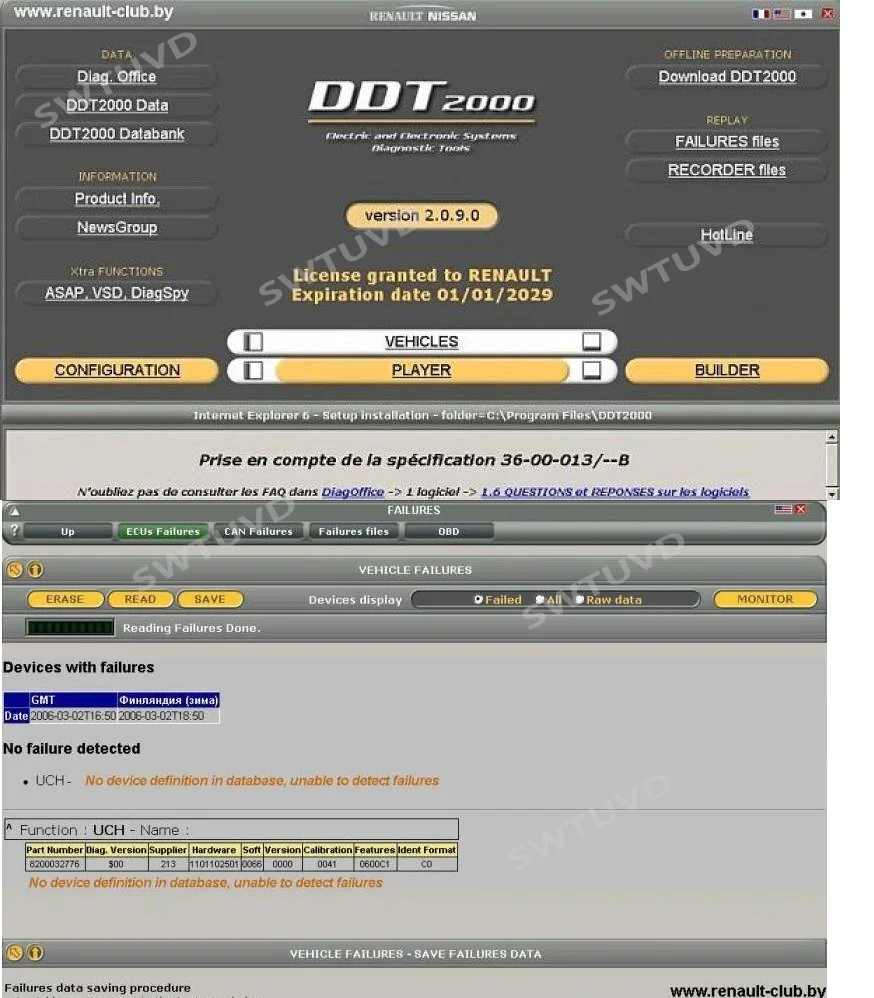 For Renault SOFTWARE DDT2000  + Impact 2019.10 + Dialogys V4.9  Absolutely All Repair Manuals Diagnostics Spare Parts Catalogs