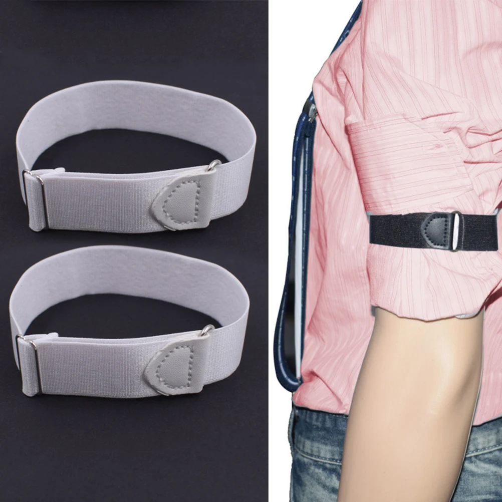 

2Pcs Shirt Stay Belt Anti Wrinkle Premium Material Long Term Use Men Women Anti Slip Clip Formal Office Gift Shirt