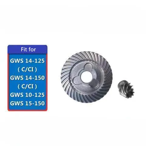 2-in-1-Set Metallgetriebe-Ersatzteile für BOSCH GWS14-150C/CI GWS15-150CIH Winkelschleifer – Detail 1