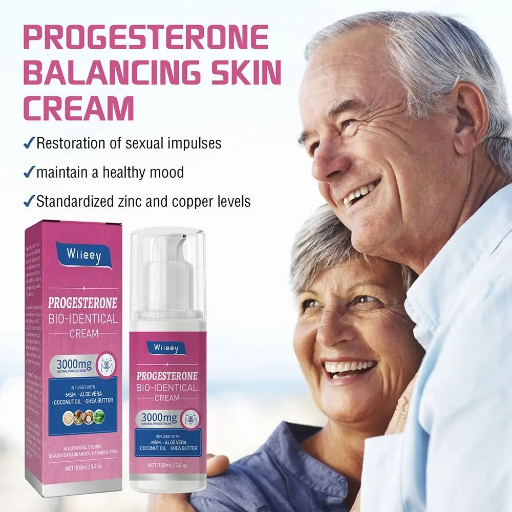 3000 mg equilibrio emotivo confortevole per il sollievo dalla menopausa creme al Progesterone crema per l'equilibrio del Progesterone biodial