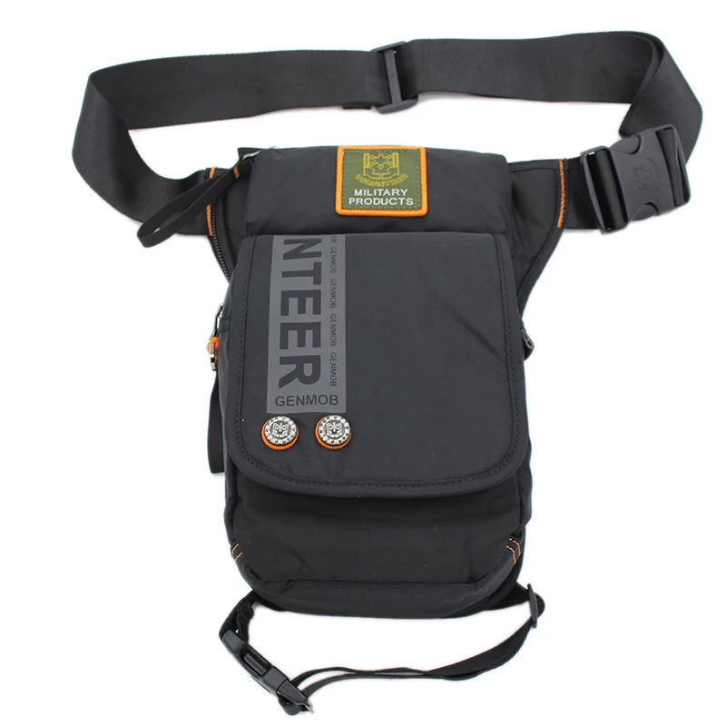Men Oxford Leg Bag Fanny Waist Pack Belt Hip Bum Motorcycle Rider Drop Thigh Pouch Retro Crossbody Shoulder Bags