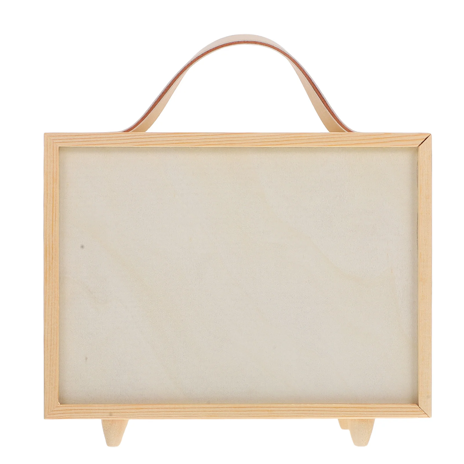 

Unfinished Wooden Present Box Portable Rustic Keepsake Organizer Sliding Lid Handle Wedding Candy Storage Jewelry Collector