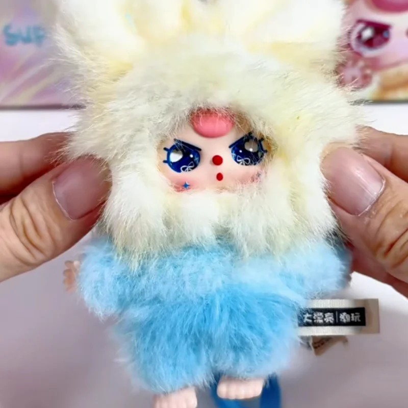 本物のベビー スリー スーパーミニ リトルバニー ブラインドボックス ドール フィギュア コレクション おもちゃ キーホルダー かわいい ミステリーボックス バックパック ペンダント ギフト
