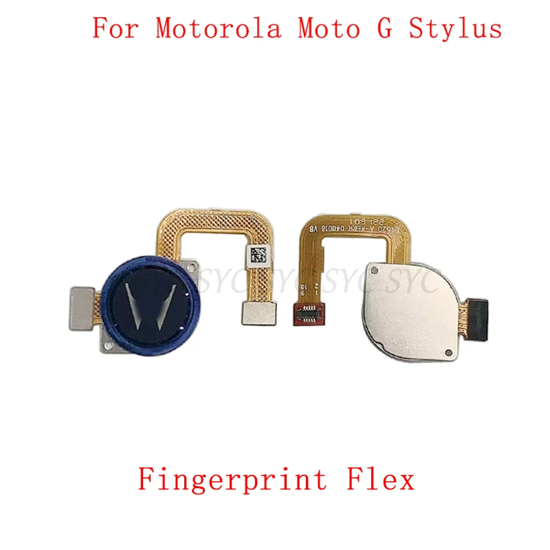 Original Fingerprint Sensor Button Flex Cable For Motorola Moto G Stylus G Pro XT2043 Touch Sensor Scanner Repair Parts