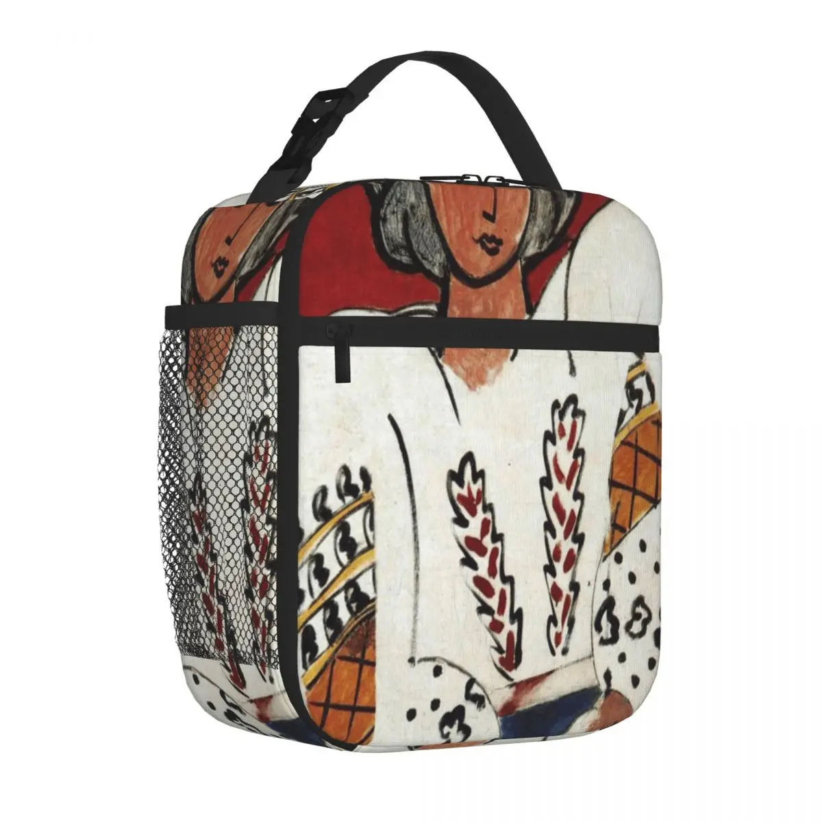 Bestselling Henri Matisse - The Romanian Blouse - Exhibition Poster Bold Color Bento Bag Boating Trip Foldable Lunch Bag