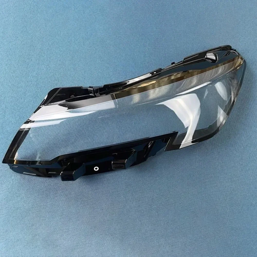 For Peugeot 408 2022 Car Front Headlight Lens Cover Auto Shell Headlamp Lampshade glass Lampcover Head lamp light cover 2