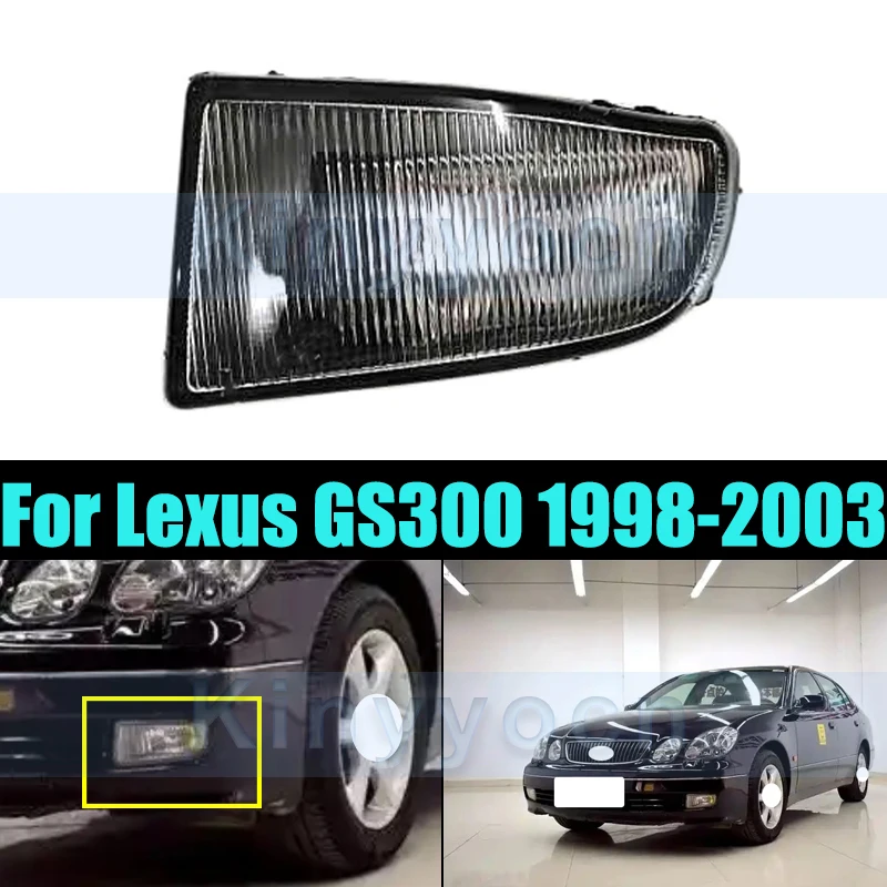 

Front Bumper Fog Light For Lexus GS300 1998-2003 Fog Lamp Foglamp Foglight Front Bumper Daytime Running Lights