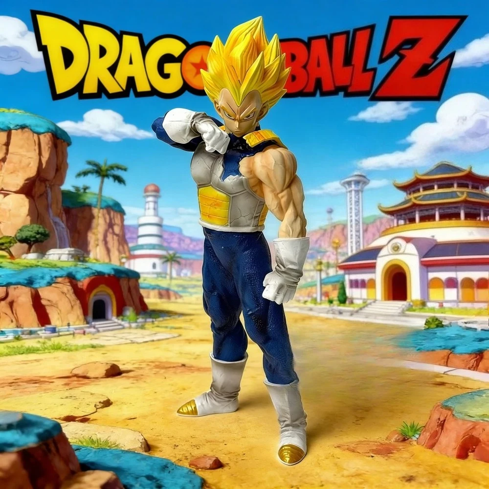 

1PC 25cm/9.84in Anime Figure Vegeta Action Figures Pvc Collection Model Toys Gifts