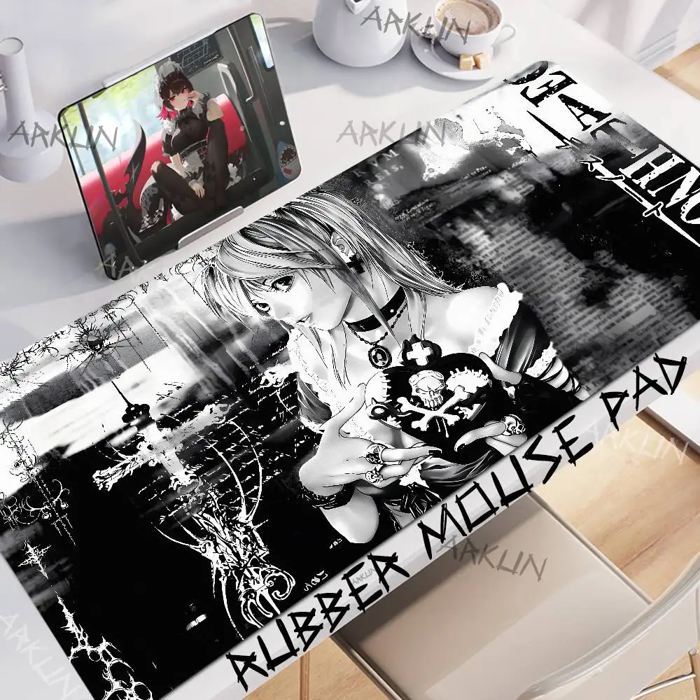 

Popular Fashion Cool Anime D-DeathS N-NoteS Large Gaming Mouse Pad XXL 900X400 Gamer Computer Table Mat