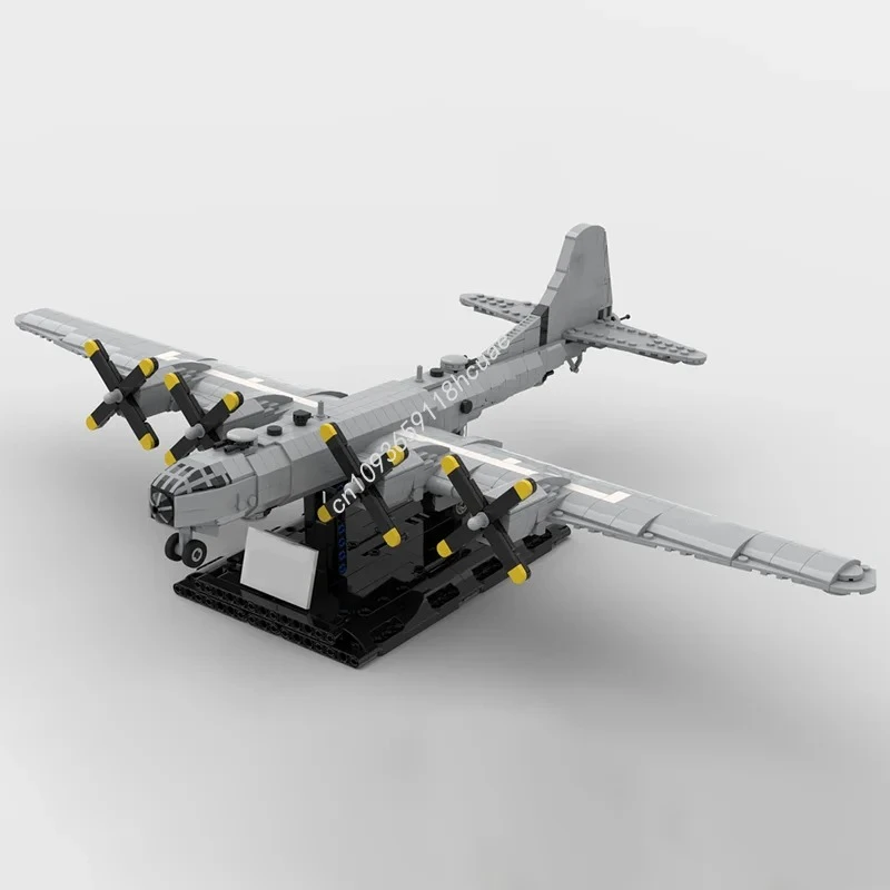 

1095PCSMOC 1:72 B-29 Superfortress "Fifi" Fighter Aircraft Model Building Block Creative Assembly Educational Bricks Toys Gift