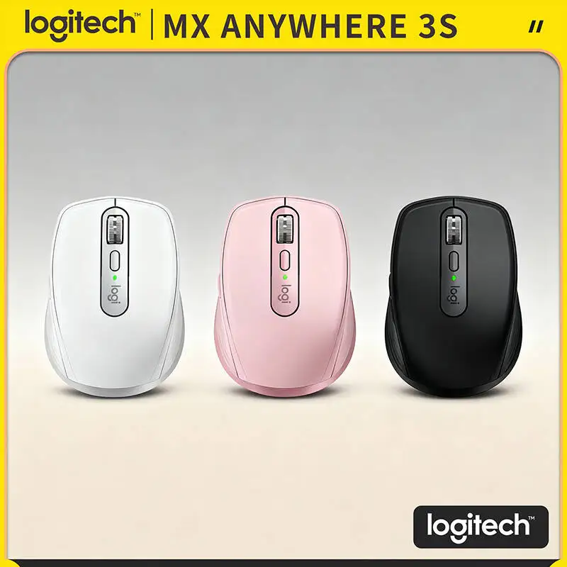 

Компактная мышь Logitech MX Anywhere 3S, эргономичный дизайн, перезаряжаемая, с быстрым прокруткой для портативных ПК Mac