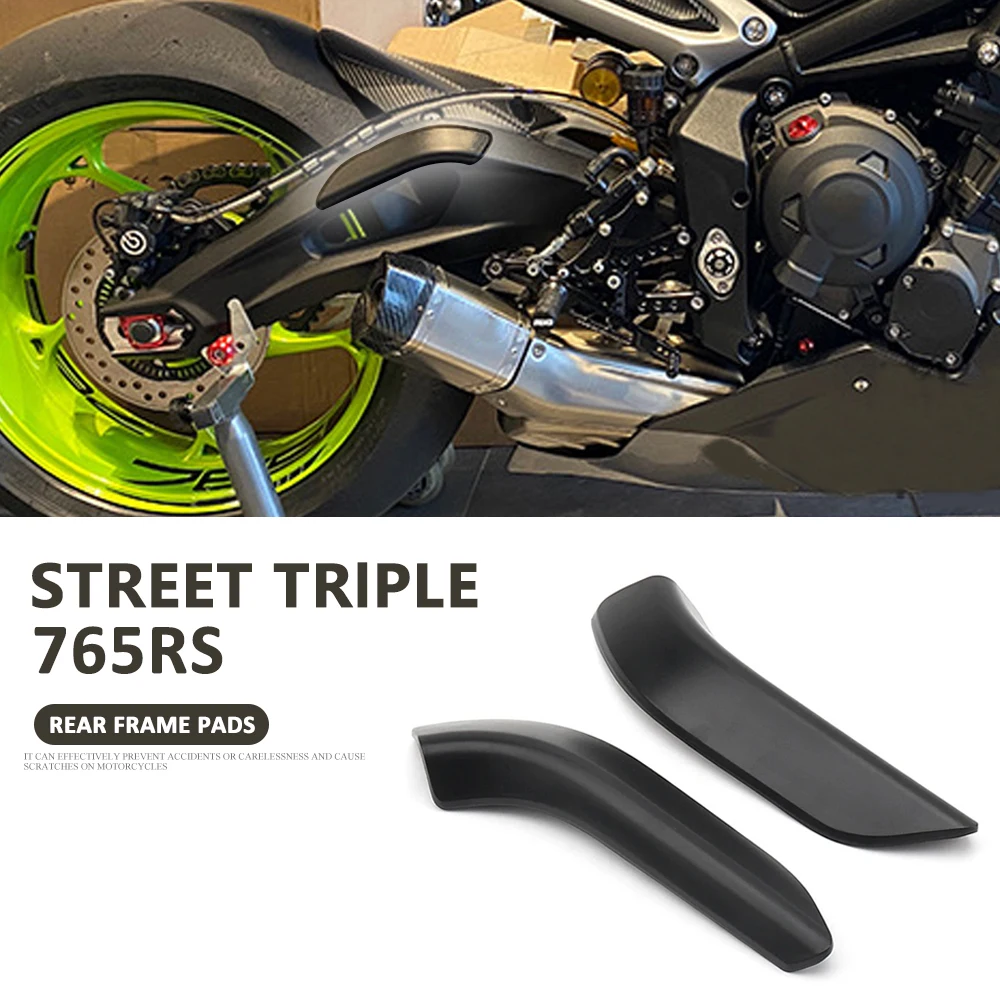 

New Motorcycle Anti-collision Protector Rear Stickers Side Protection Guards For Street Triple 765 RS For STREET TRIPLE 765RS